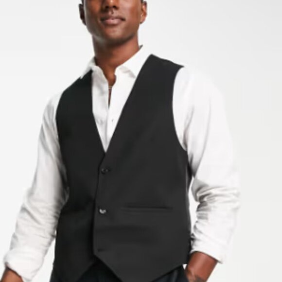 Bolongaro Trevor Vest Mens 42 Black - Picture 1 of 4